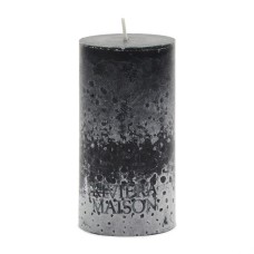 Pillar Candle Eco Black 7x13